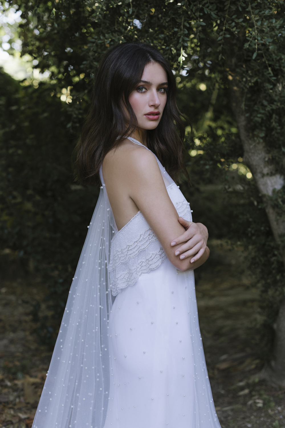 Pearls White Mermaid Wedding Dresses With Tulle Outfit Strapless Neck Beaded Bridal Gowns Sweep Train Trumpet Robe De Marie