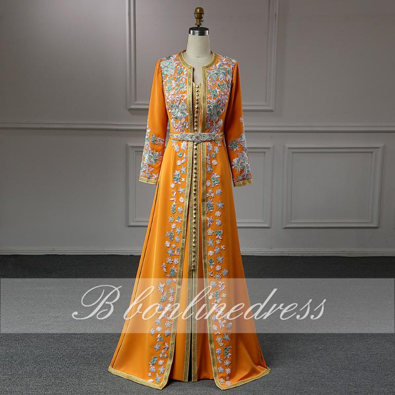 Real Picture Moroccan Kaftan Evening Dresses Embroidery Appliques Muslim Arabic Caftan Party Dress vestido de festa Formal Gown, Green
Real Picture Moroccan Kaftan Evening Dresses Embroidery Appliques Muslim Arabic Caftan Party Dress vestido de festa Formal Gown, Green