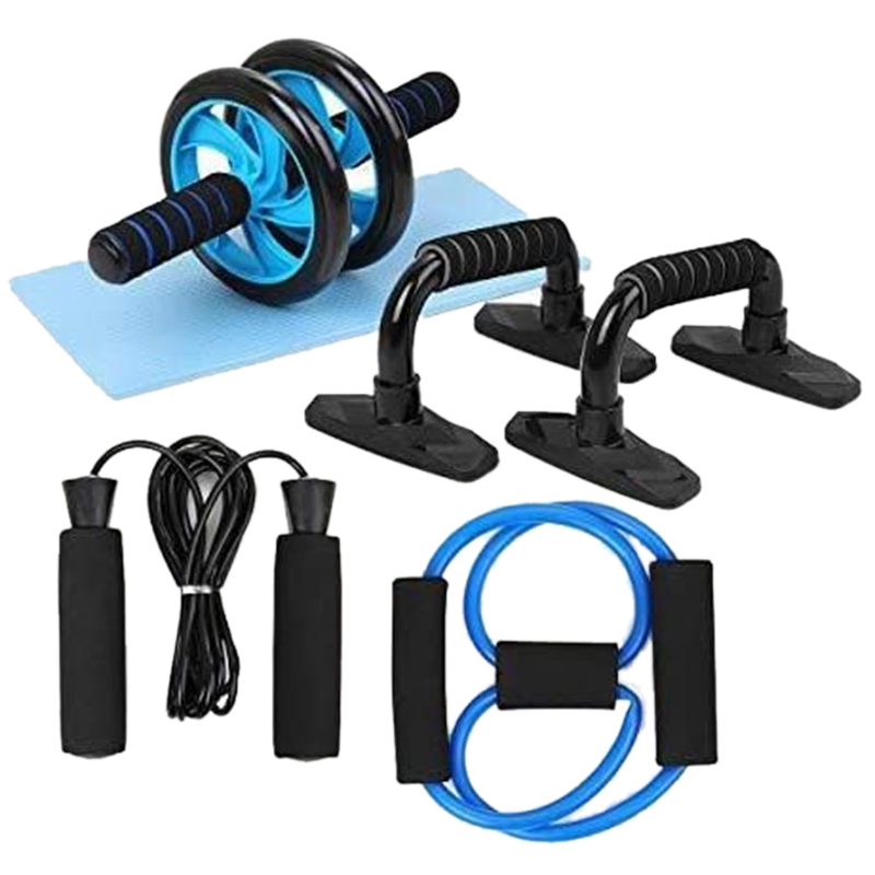 Spring Exerciser Abinal Press Wheel Pro with Push-UP Bars Jump Rope and Knee Pad for Home Exercise Muscle Fitness, Multi
Spring Exerciser Abinal Press Wheel Pro with Push-UP Bars Jump Rope and Knee Pad for Home Exercise Muscle Fitness, Multi