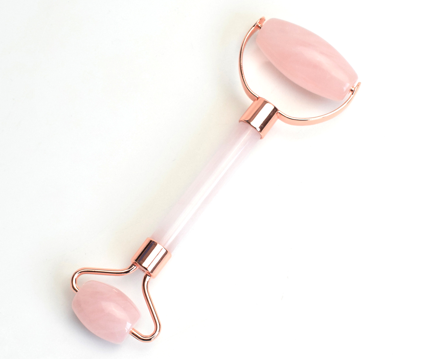 Natural Chakra Rose Quartz Massage Stone Carved Reiki Crystal Healing Gua Sha Beauty Roller Facial Massor Stick