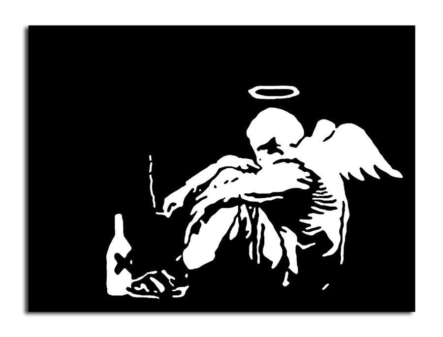 BANKSY STREET ART Fallen Angel Home Decor Handpainted &HD Print Oil Painting On Canvas Wall Art Canvas Pictures 191118
BANKSY STREET ART Fallen Angel Home Decor Handpainted &HD Print Oil Painting On Canvas Wall Art Canvas Pictures 191118