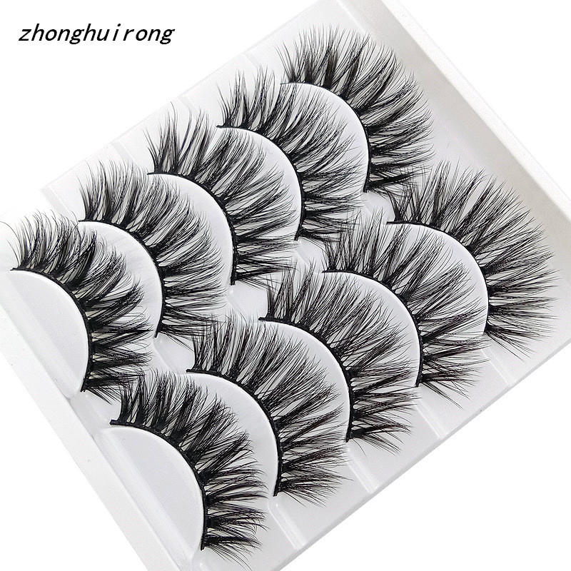 5 pairs of natural eyelashes, handmade eyelashes, false eyelash extensions, fluffy eyelash eye makeup tools
5 pairs of natural eyelashes, handmade eyelashes, false eyelash extensions, fluffy eyelash eye makeup tools