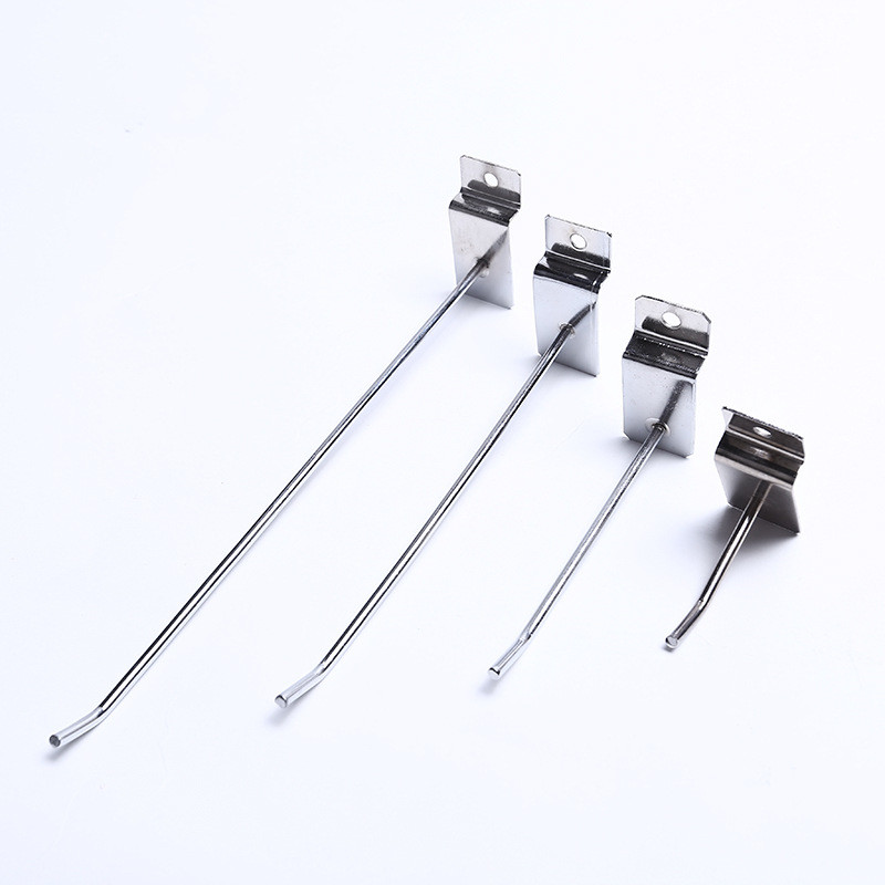 Slotted Hook Goods Shelves Shop Store Slatwall Single Hook 4 Size Supermarket Display Fitting Prong Hanger
Slotted Hook Goods Shelves Shop Store Slatwall Single Hook 4 Size Supermarket Display Fitting Prong Hanger