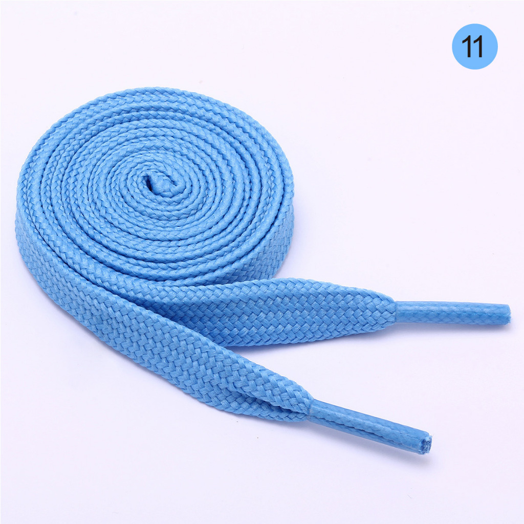 New 8mm wide Multicolor Polyester Shoelace Sport Men Women Shoe Laces for Sweatpants Sneakers Canvas Shoes SA003