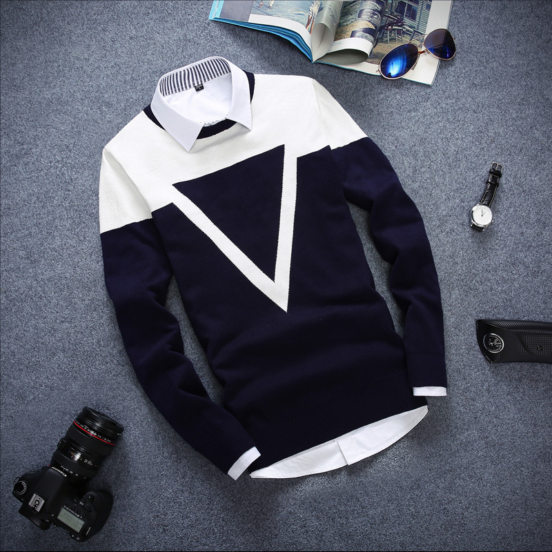 NEW 2019 casual Long-sleeved pullover sweater O-neck sweater SH190930