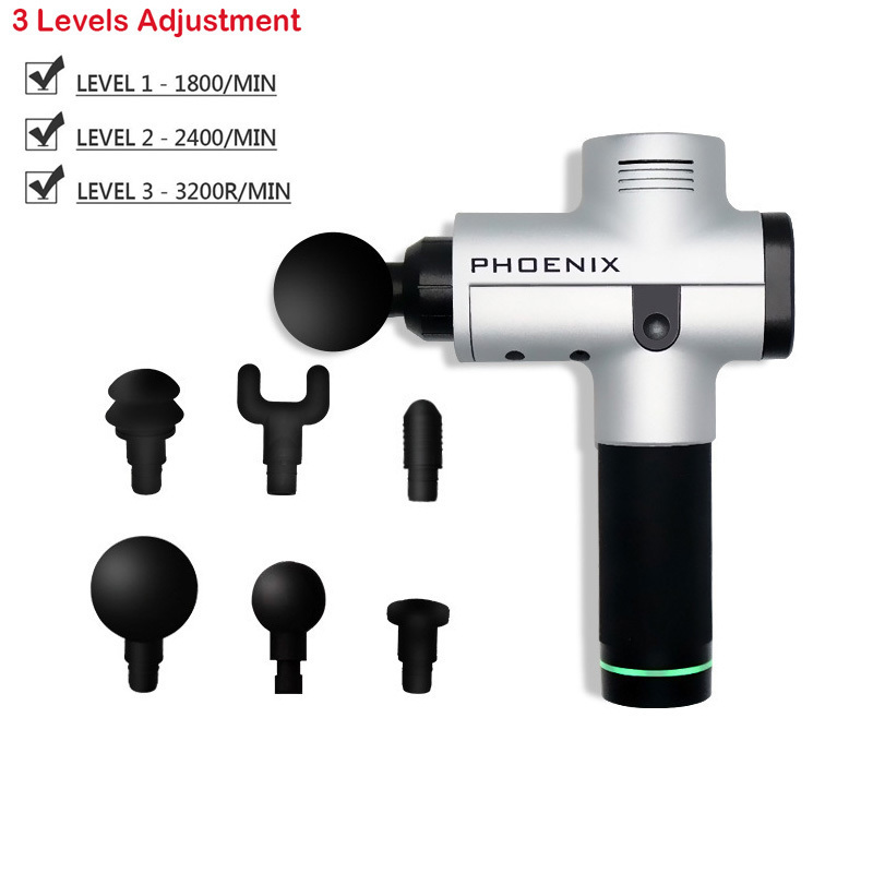 Deep Muscle Massager Tissue Massage Gun Muscle Pain Management After Training Exercising Body Relaxation Vibrating Pain Relief S19812
