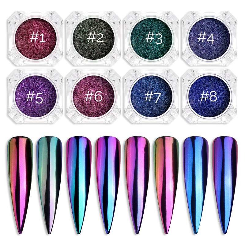 NA005 Nial art Chrome Mirror Powder Nail Art Glitter Chameleon Pigment Powder Manicure Nail Tips Decoration Accessories Gel Polish Dust
NA005 Nial art Chrome Mirror Powder Nail Art Glitter Chameleon Pigment Powder Manicure Nail Tips Decoration Accessories Gel Polish Dust