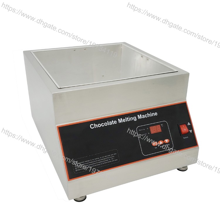 12kg Single Pot Stainless Steel Commercial Use 110v 220v Electric Digital Dry Heat Chocolate Melter Melting Machine