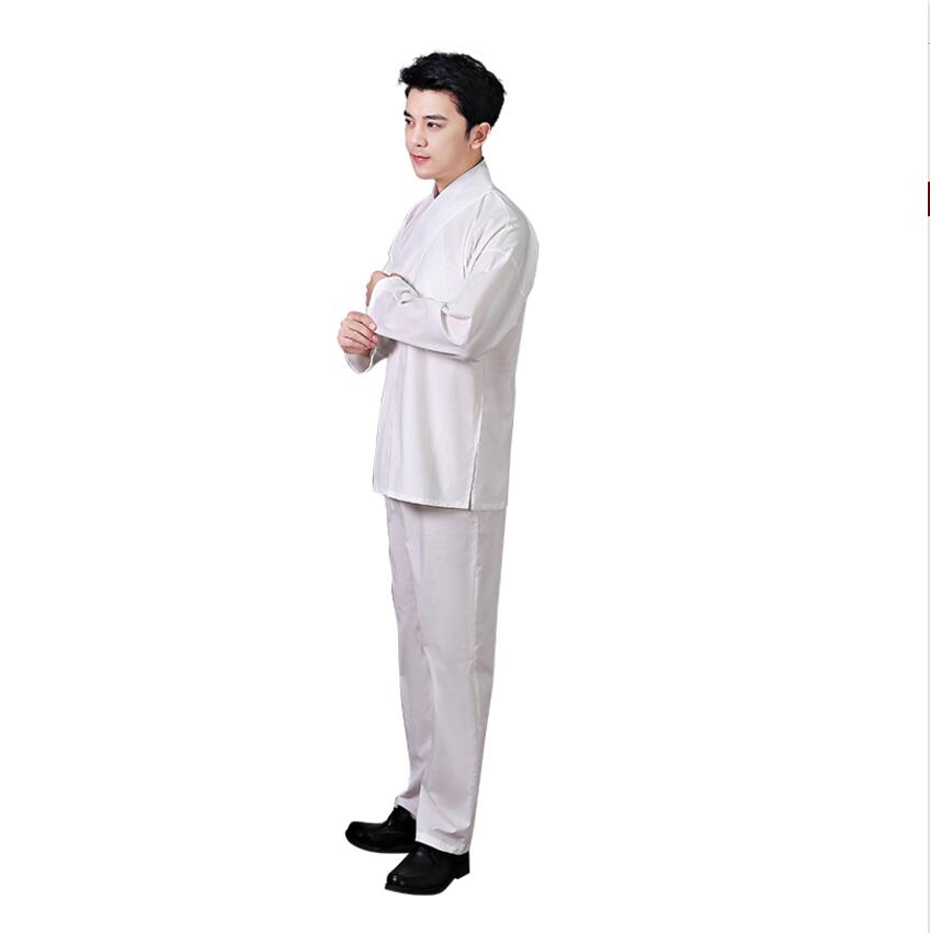 Jacket + Pants original cotton Blends Linen Unisex hanfu Pajamas suits Tang Ming dynasties chinese Ancient daily pajamas Comfortable clothes