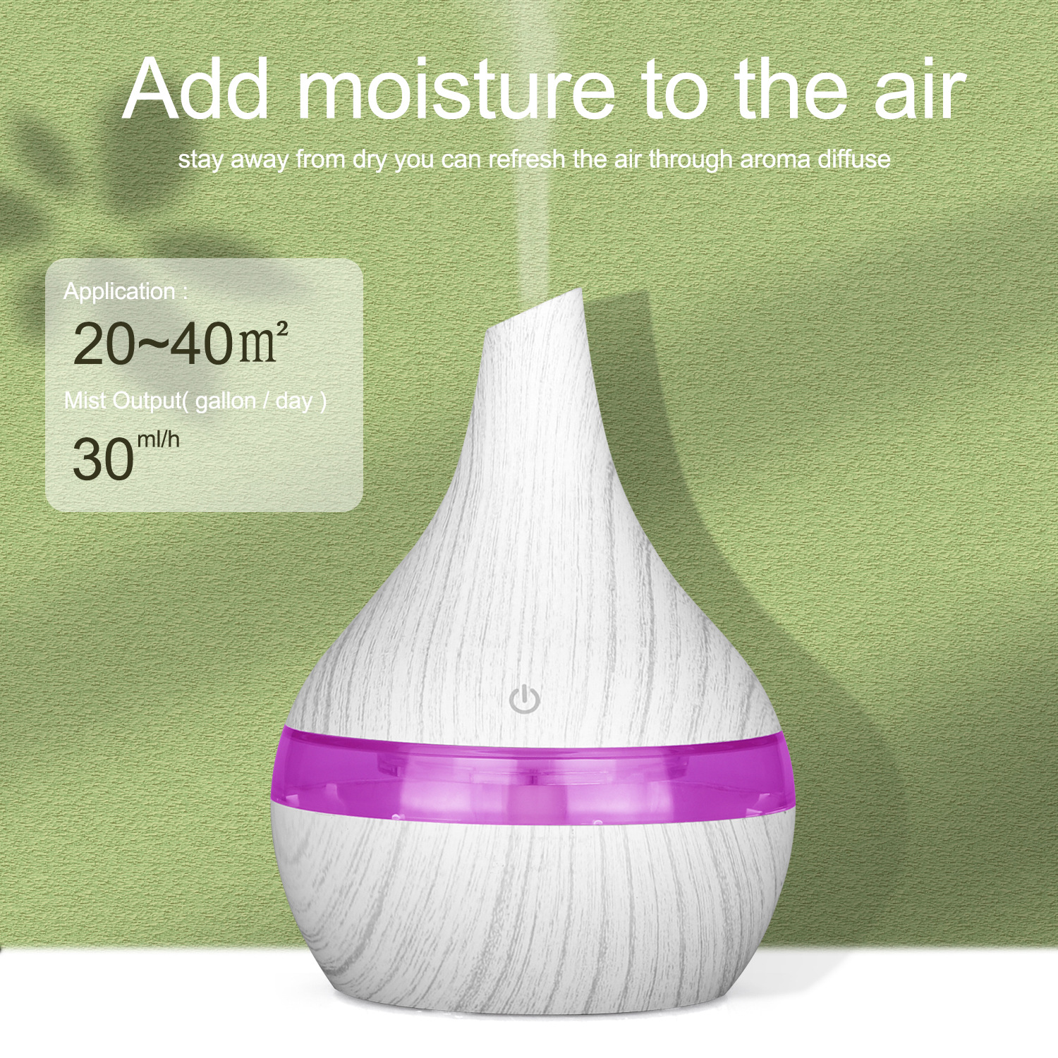 300ml USB Air humidifier Electric Aroma air diffuser wood Ultrasonic Essential oil Aromatherapy cool mist maker for home Car
300ml USB Air humidifier Electric Aroma air diffuser wood Ultrasonic Essential oil Aromatherapy cool mist maker for home Car