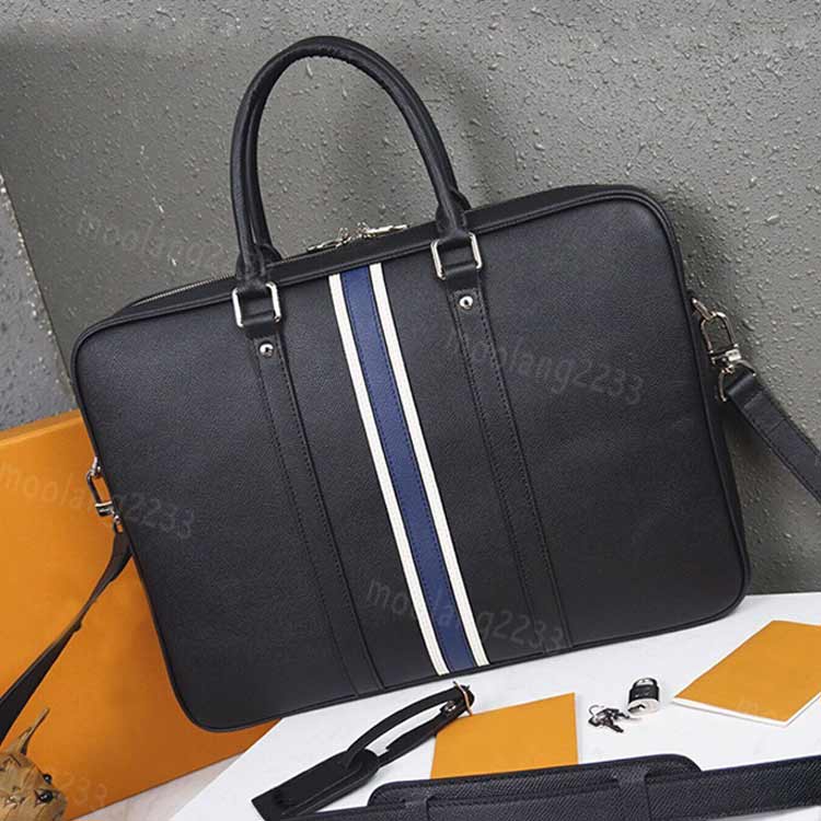 Men Designer handbags large Real leather Briefcases brand Men&#039;s bags Computer bag luxury Shoulder Bags Messenger Bag M34418 от DHgate WW