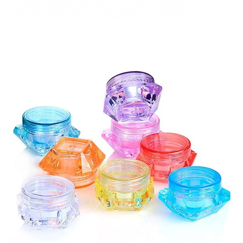 Travel Cosmetic Empty Jars Plastic Diamond Shape Refillable Face Cream Subpackage Box Colorful Sample Sack Storage Case 3g 5g 0 18zm E19, As show
Travel Cosmetic Empty Jars Plastic Diamond Shape Refillable Face Cream Subpackage Box Colorful Sample Sack Storage Case 3g 5g 0 18zm E19, As show