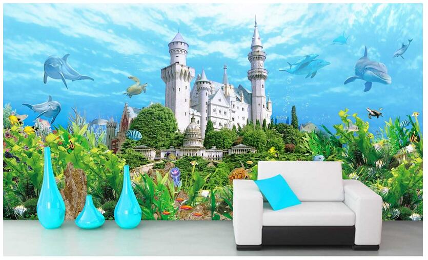 WDBH custom photo 3d wallpaper Ocean Dolphin Underwater Castle background home decor living room 3d wall murals wallpaper for walls 3 d, Non-woven
WDBH custom photo 3d wallpaper Ocean Dolphin Underwater Castle background home decor living room 3d wall murals wallpaper for walls 3 d, Non-woven