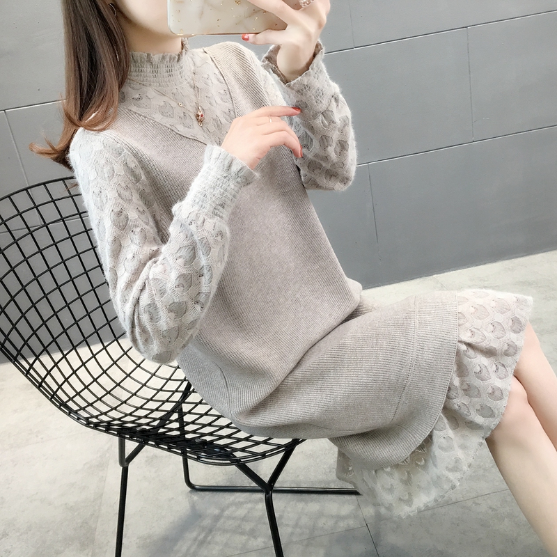 5012 real shot 12 needle medium length Chiffon splicing half high collar knitting fake two pieces 73, See chart
5012 real shot 12 needle medium length Chiffon splicing half high collar knitting fake two pieces 73, See chart