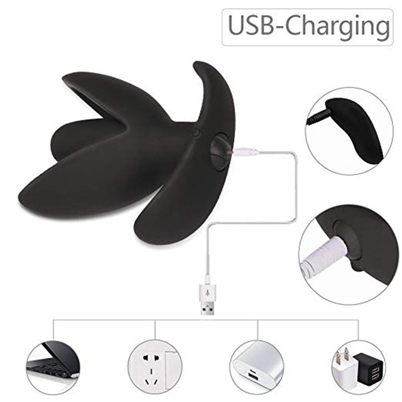 Remote Control Anal Vibrators Silicone Anal Expander 10 Speeds Vibrating Anal Plug Butt Plug Masturbator Sex Toys For Men Woman Y191219