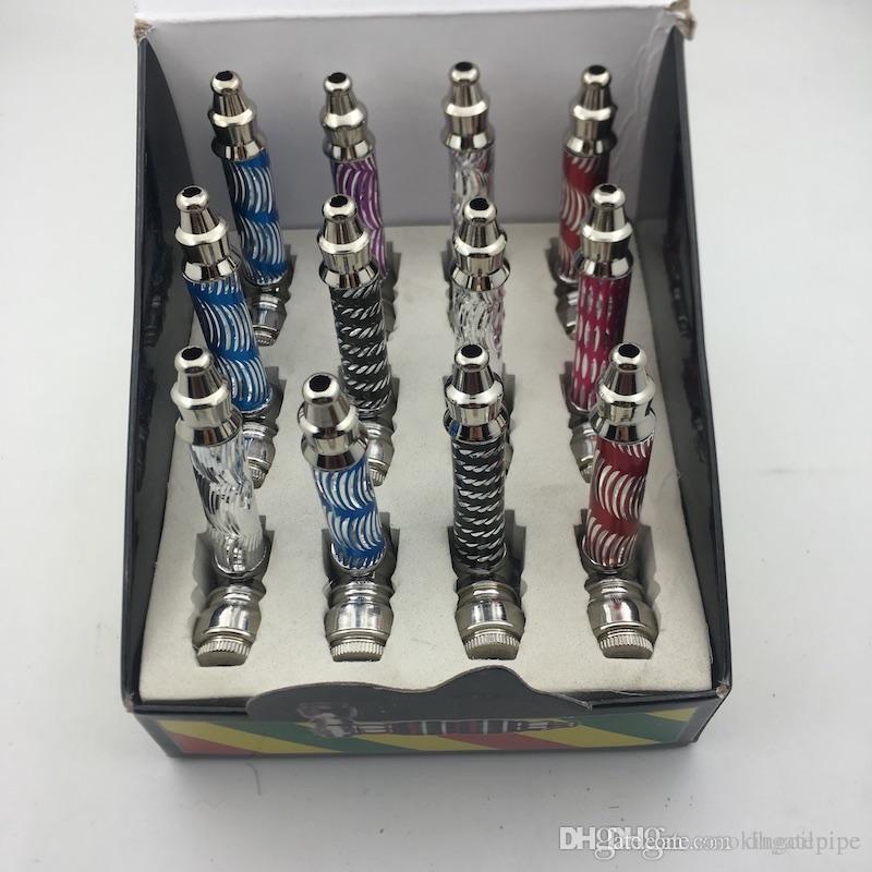 Metal Pipes for Smoking Tobacco Cheap metal Oil Burner Pipes Portable Metal smoking Pipes vs glass pipe with display box 12pcs/lot
Metal Pipes for Smoking Tobacco Cheap metal Oil Burner Pipes Portable Metal smoking Pipes vs glass pipe with display box 12pcs/lot
