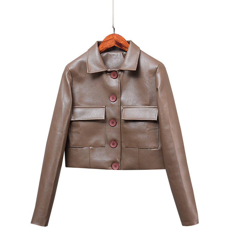 Fashion New Women Coat Autumn Winter Korean Faux Soft Leather Jackets Women Slim PU Motorcycle Short Leather Jacket Streetwear, Black
Fashion New Women Coat Autumn Winter Korean Faux Soft Leather Jackets Women Slim PU Motorcycle Short Leather Jacket Streetwear, Black