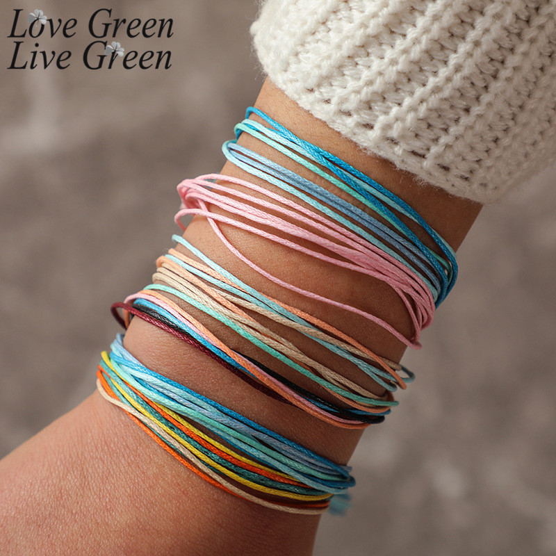 Link, Chain Vsco Friendship Bohemian Charm Bracelets Colorful String Multilayer Jewer Handmad Knot Rope Bracelet Set For Wome Fashion
Link, Chain Vsco Friendship Bohemian Charm Bracelets Colorful String Multilayer Jewer Handmad Knot Rope Bracelet Set For Wome Fashion