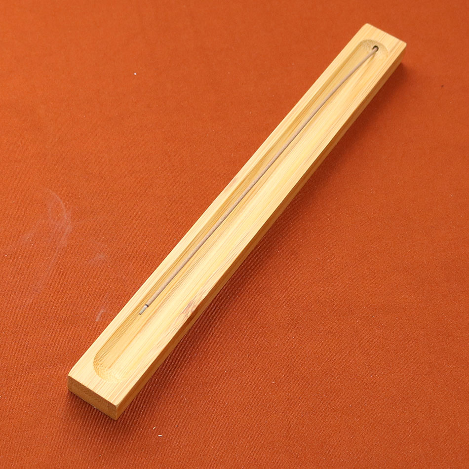 wholes Natural Bamboo Incense holder Lamps Ash Catcher Burner stand Home fragrances for sandalwood and agarwood Stick incense