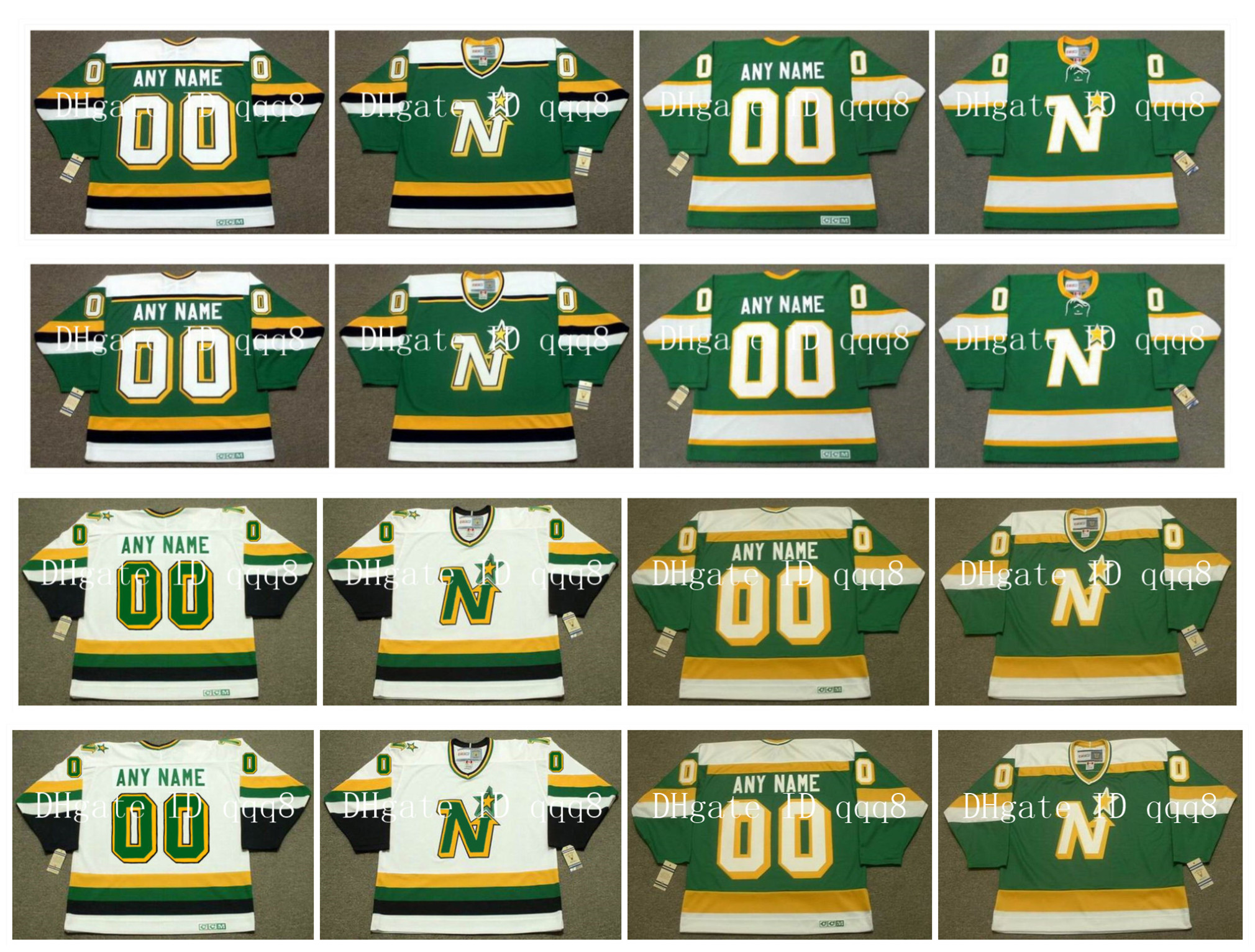Custom VINTAGE MINNESOTA NORTH STARS Jerseys Personalization Ice Hockey Jerseys Green White Stitched Any Name Number Size S-XXXXL, As pic
Custom VINTAGE MINNESOTA NORTH STARS Jerseys Personalization Ice Hockey Jerseys Green White Stitched Any Name Number Size S-XXXXL, As pic