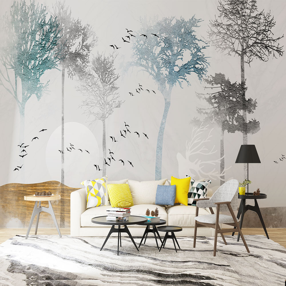 Seamless wallpaper Modern minimalist texture fresh moose tv background wall painting, Ordinary wallpaper
Seamless wallpaper Modern minimalist texture fresh moose tv background wall painting, Ordinary wallpaper