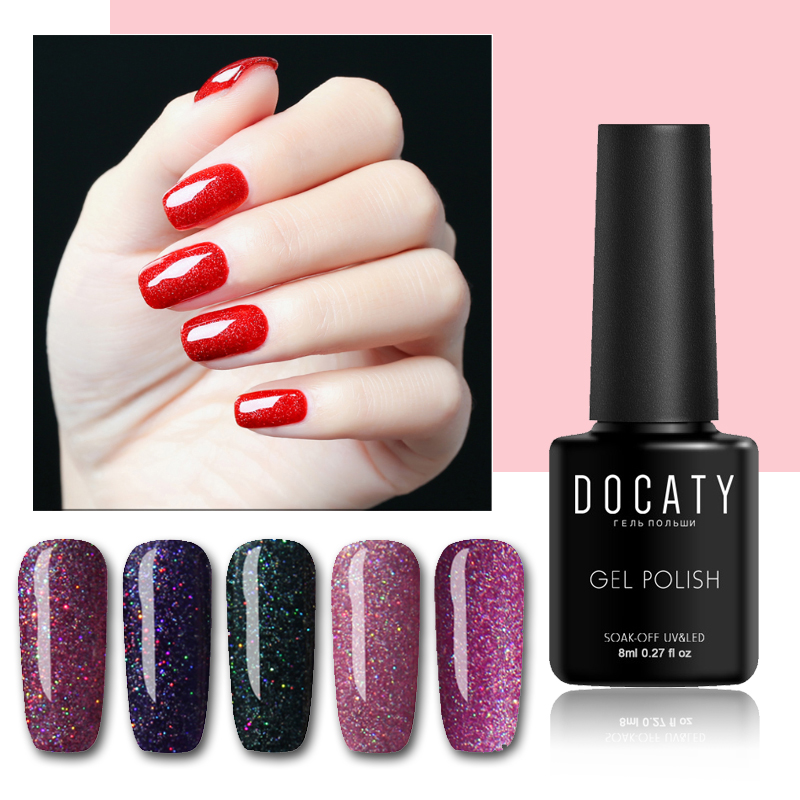 Docaty Glitter Neon White Gel Nail Polish Semi Permanent UV Lamp Varnish for Manicure Nail Art Design Top Base 8ml Gel Polish, Red;pink
Docaty Glitter Neon White Gel Nail Polish Semi Permanent UV Lamp Varnish for Manicure Nail Art Design Top Base 8ml Gel Polish, Red;pink