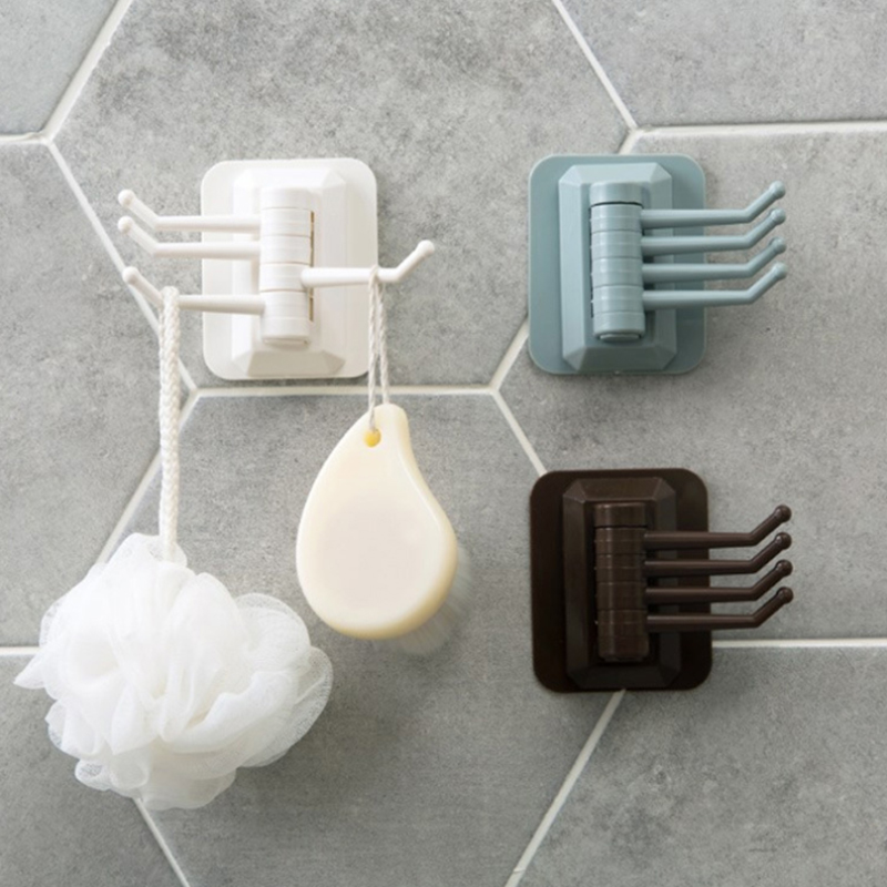 Multifunctional Rotary Self-adhesive Wall Trackless Hook Kitchen Bathroom Door Towel Rack Home Storage Holder Wall Key Holder
Multifunctional Rotary Self-adhesive Wall Trackless Hook Kitchen Bathroom Door Towel Rack Home Storage Holder Wall Key Holder