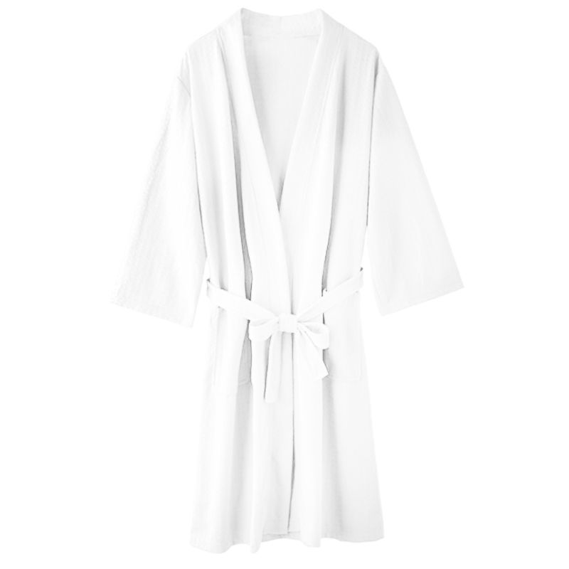 Unisex Loose Belted Quick Dry Bath Robe Waffle Weave Open Front Kimono Nightgown 875B, Blue
Unisex Loose Belted Quick Dry Bath Robe Waffle Weave Open Front Kimono Nightgown 875B, Blue