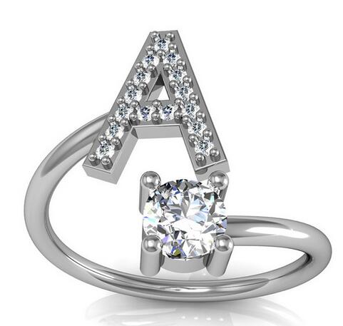 26 English Alphabet Style Zircon Rings Creative Simple Combination with Opening Rings for Women Party Jewelry Birthday Gifts
26 English Alphabet Style Zircon Rings Creative Simple Combination with Opening Rings for Women Party Jewelry Birthday Gifts