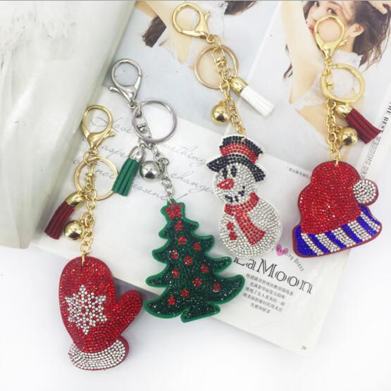 Hot Selling Korean Velvet Diamond Christmas Series Keychain Pendant Ladies Bags Car Accessories New Keychain Favors
Hot Selling Korean Velvet Diamond Christmas Series Keychain Pendant Ladies Bags Car Accessories New Keychain Favors