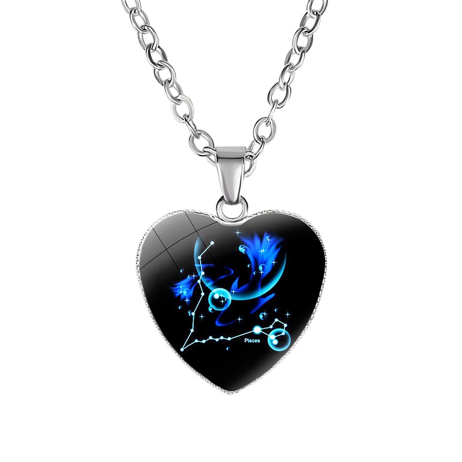 12 Constell Necklace horoscope Sign Heart Pendant Necklaces for Women girl Fashion Jewelry Gift Will and Sandy Drop Ship, Silver
12 Constell Necklace horoscope Sign Heart Pendant Necklaces for Women girl Fashion Jewelry Gift Will and Sandy Drop Ship, Silver