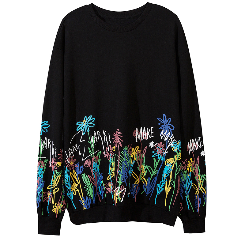 Autumn Winter Hip Hop Hoodies Men Flowers Graffiti Print Pullover Long Sleeve Sweatshirts Streetwear Harajuku Tops Casual Hoodie, Black
Autumn Winter Hip Hop Hoodies Men Flowers Graffiti Print Pullover Long Sleeve Sweatshirts Streetwear Harajuku Tops Casual Hoodie, Black