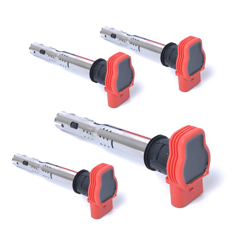 New Car Ignition Coil 06E905115E Fit For Audi A4 A5 A6 A8 Q7 R8 S5 S6 SQ5 Volkswagen Touareg 2006 - 2013