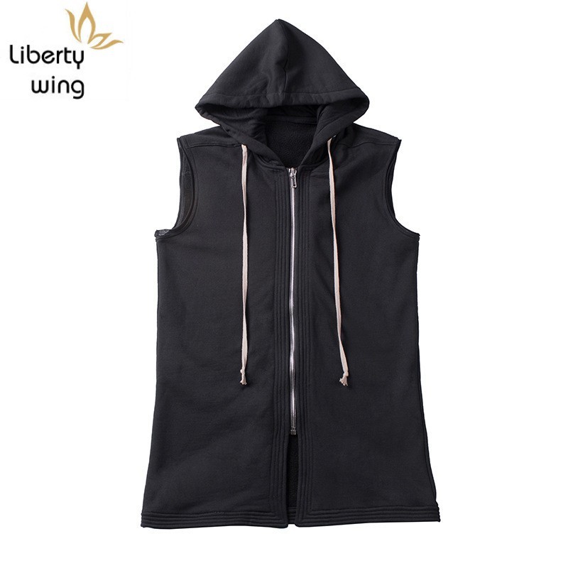 2020 New Autumn Winter Fleece Hoodies Men Black Harajuku Hip Hop Zipper Sleeveless Slim Fit Sweatshirts Tops Mens Brand Clothes
2020 New Autumn Winter Fleece Hoodies Men Black Harajuku Hip Hop Zipper Sleeveless Slim Fit Sweatshirts Tops Mens Brand Clothes