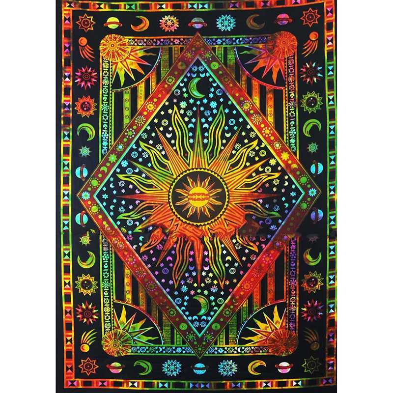 Mandala Tapestry Dye Celestial Sun Moon Tapestry Bohemian Wall Hanging Dorm Decor Boho Hippy Rug
Mandala Tapestry Dye Celestial Sun Moon Tapestry Bohemian Wall Hanging Dorm Decor Boho Hippy Rug