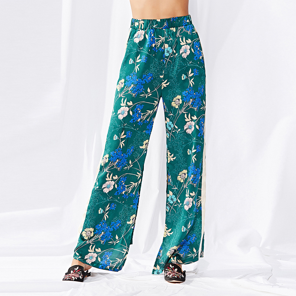 Women' Pants Women' Summer Print Slit Trousers Bohemia Style Loose Straight Summer Hot Trousers Hot Sale 2020 New, Green
Women' Pants Women' Summer Print Slit Trousers Bohemia Style Loose Straight Summer Hot Trousers Hot Sale 2020 New, Green