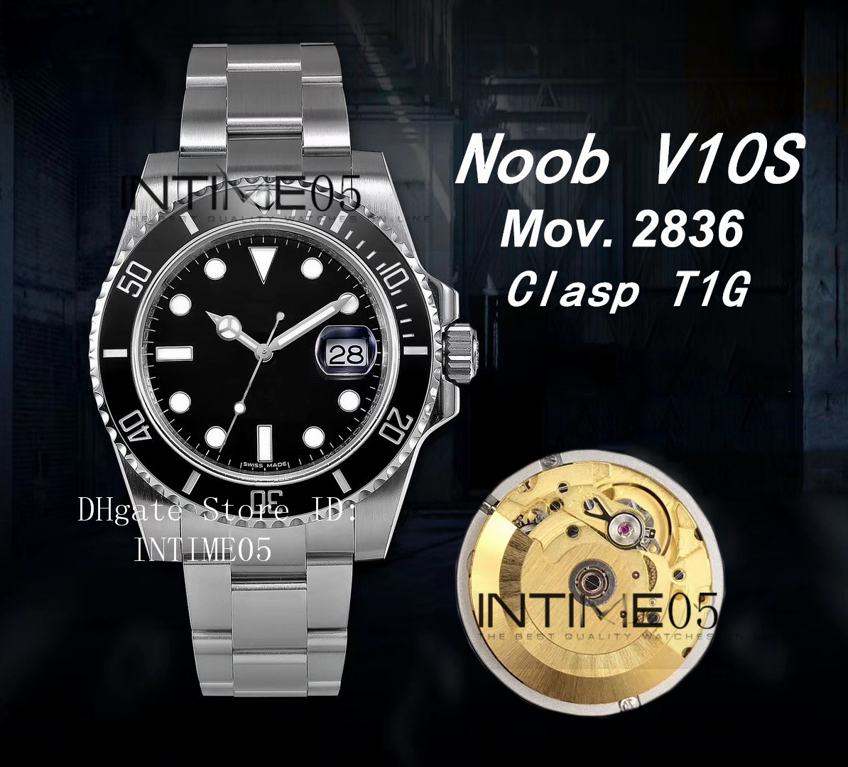 NoobF Factory Top Watch V10S Edition Clasp T1G 904L Steel 116610 116610LN Black Ceramic ETA 2836 Cal.3135 Movement Automatic Mens Watches, Only bag no have watch
NoobF Factory Top Watch V10S Edition Clasp T1G 904L Steel 116610 116610LN Black Ceramic ETA 2836 Cal.3135 Movement Automatic Mens Watches, Only bag no have watch