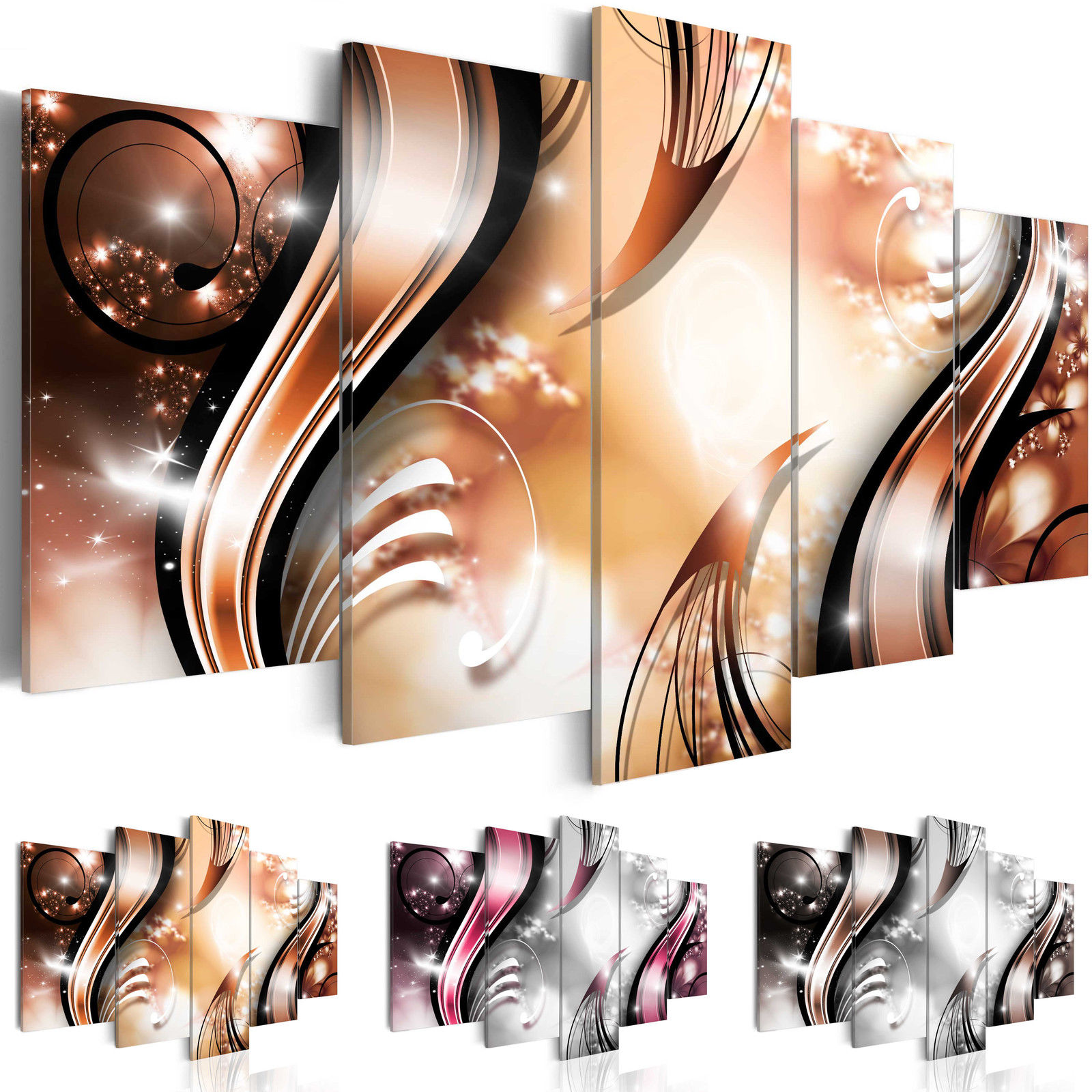 Abstract Canvas Print Modern Art Painting Fashion Design for Home Decoration, Choose Color & Size( No Frame )
