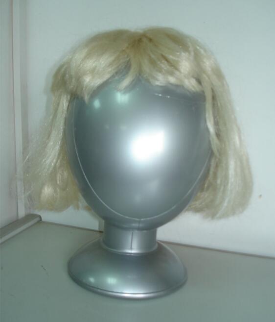 3pc/Lot Pvc Silver Head Sewing Mannequin Transparent Inflatable Hat Display Props Jewelry Stand Headgear Inflation Hat Support Cloth Mold Cap A463