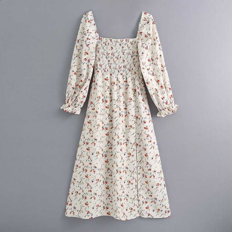 Summer Dress 2020 New Fashion Elastic Bust Square Neck White Ground Floral Prints Women Long Dresses
Summer Dress 2020 New Fashion Elastic Bust Square Neck White Ground Floral Prints Women Long Dresses