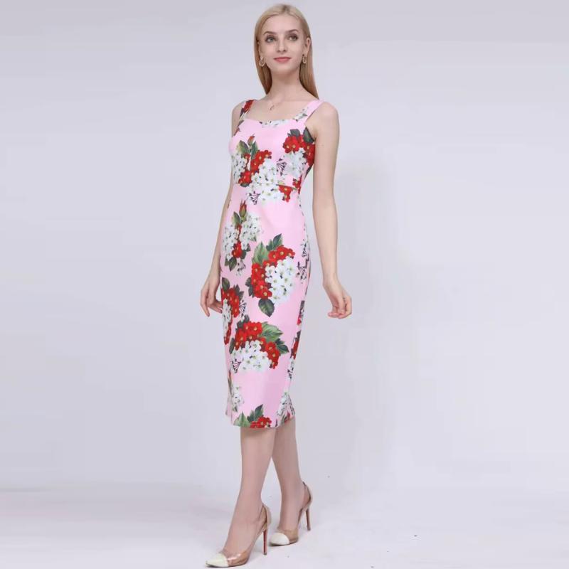 Custom Plus Size 5xl New summer printed floral dress women' camisole pink slim slim girl dress women
Custom Plus Size 5xl New summer printed floral dress women' camisole pink slim slim girl dress women