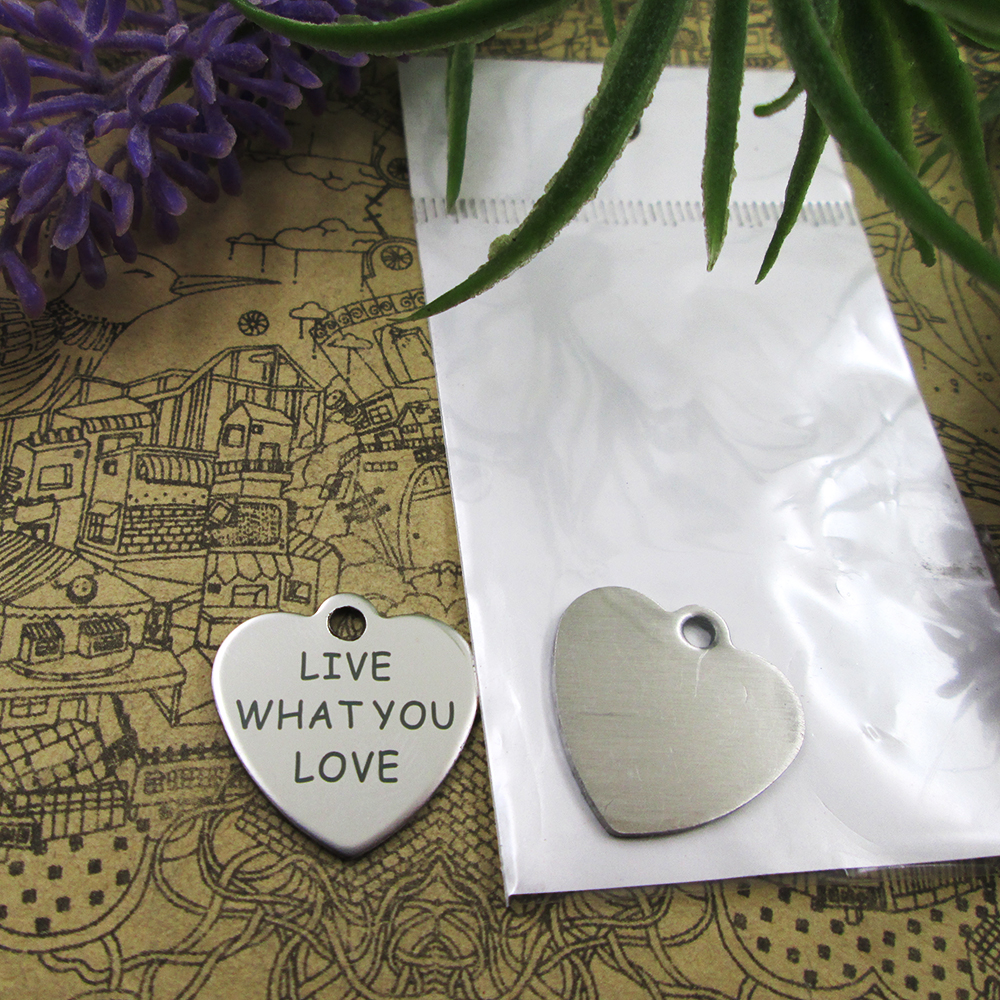 40pcs--"LIVE WHAT YOU LOVE"stainless steel charms more style for choosing DIY Charms pendants for necklace
40pcs--"LIVE WHAT YOU LOVE"stainless steel charms more style for choosing DIY Charms pendants for necklace