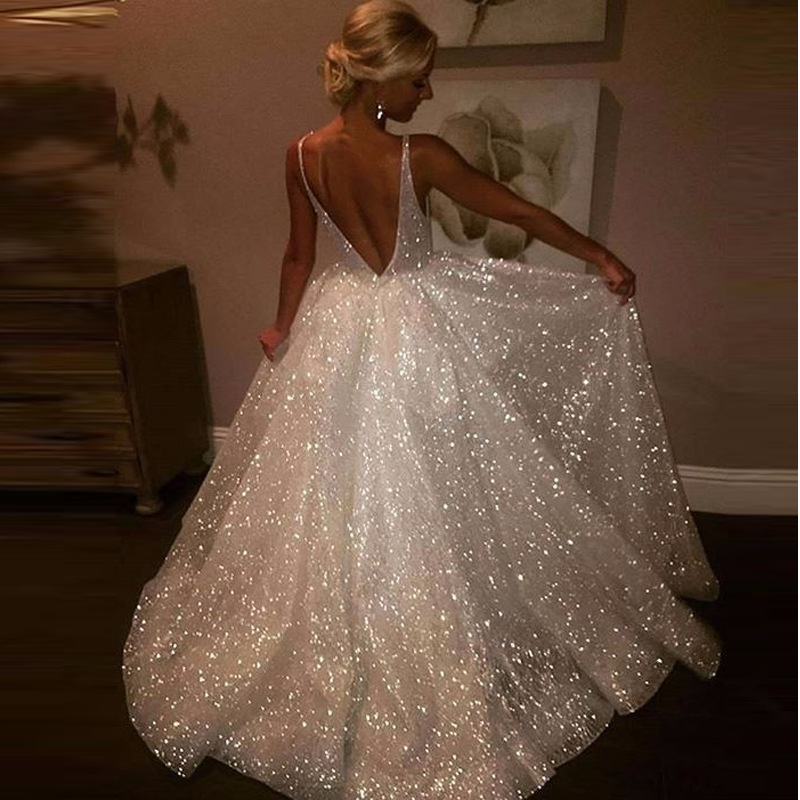 Graceful white Long Evening Dresses Prom Dresses Zipper Back Sheer Neck Beaded Formal Evening Gowns Special Occasion Dresses 2020