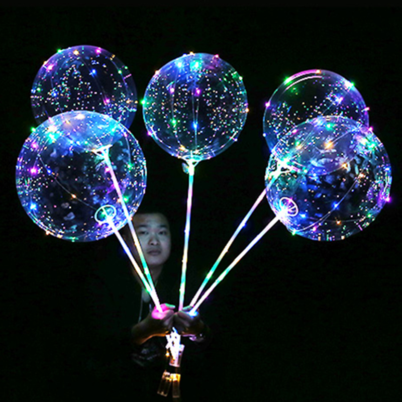 Luminous LED Balloon Transparent Clear BoBo Balloon 18 inch Light Colorful Wave Helium Ball for Birthday Wedding Christmas Party Decorative
Luminous LED Balloon Transparent Clear BoBo Balloon 18 inch Light Colorful Wave Helium Ball for Birthday Wedding Christmas Party Decorative