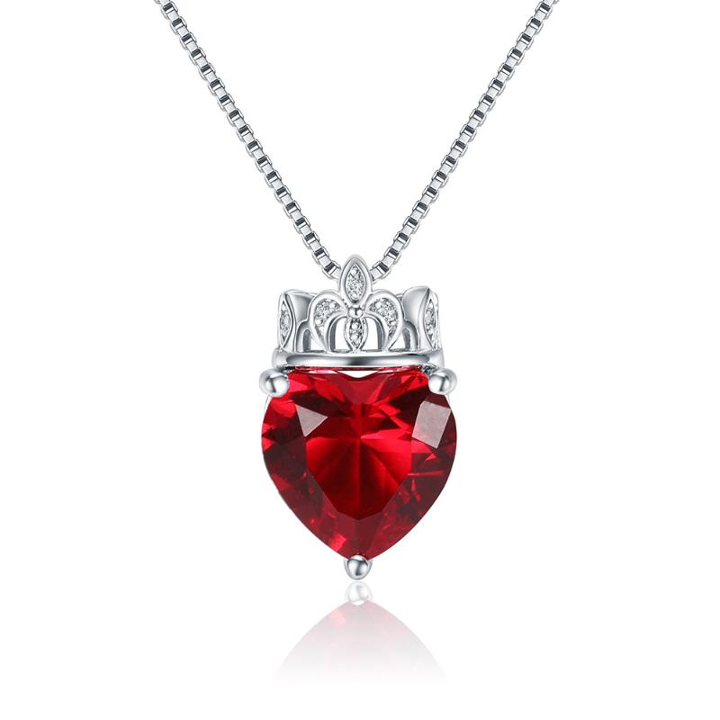 Pendant Necklaces SKA Queen Of Heart Necklace For Women Sliver Vintage Pendent Jewelry Red Rose Pink Long Love Memory Wedding Chains
Pendant Necklaces SKA Queen Of Heart Necklace For Women Sliver Vintage Pendent Jewelry Red Rose Pink Long Love Memory Wedding Chains