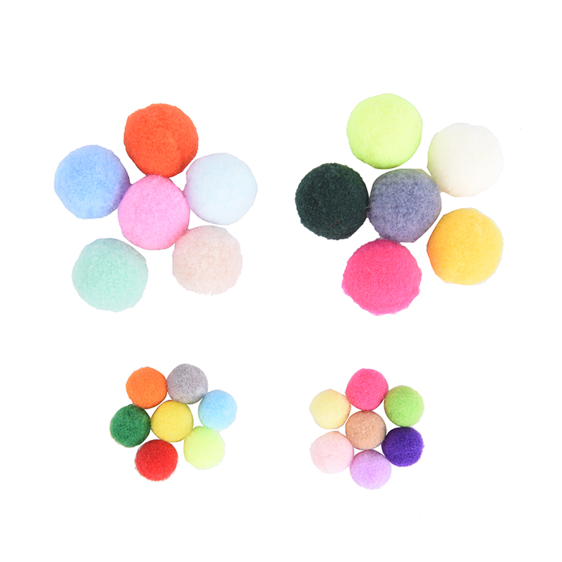100pcs DIY crafts colorful mini fluffy pompom color high elastic polyester silk small hair ball clothing accessories
100pcs DIY crafts colorful mini fluffy pompom color high elastic polyester silk small hair ball clothing accessories