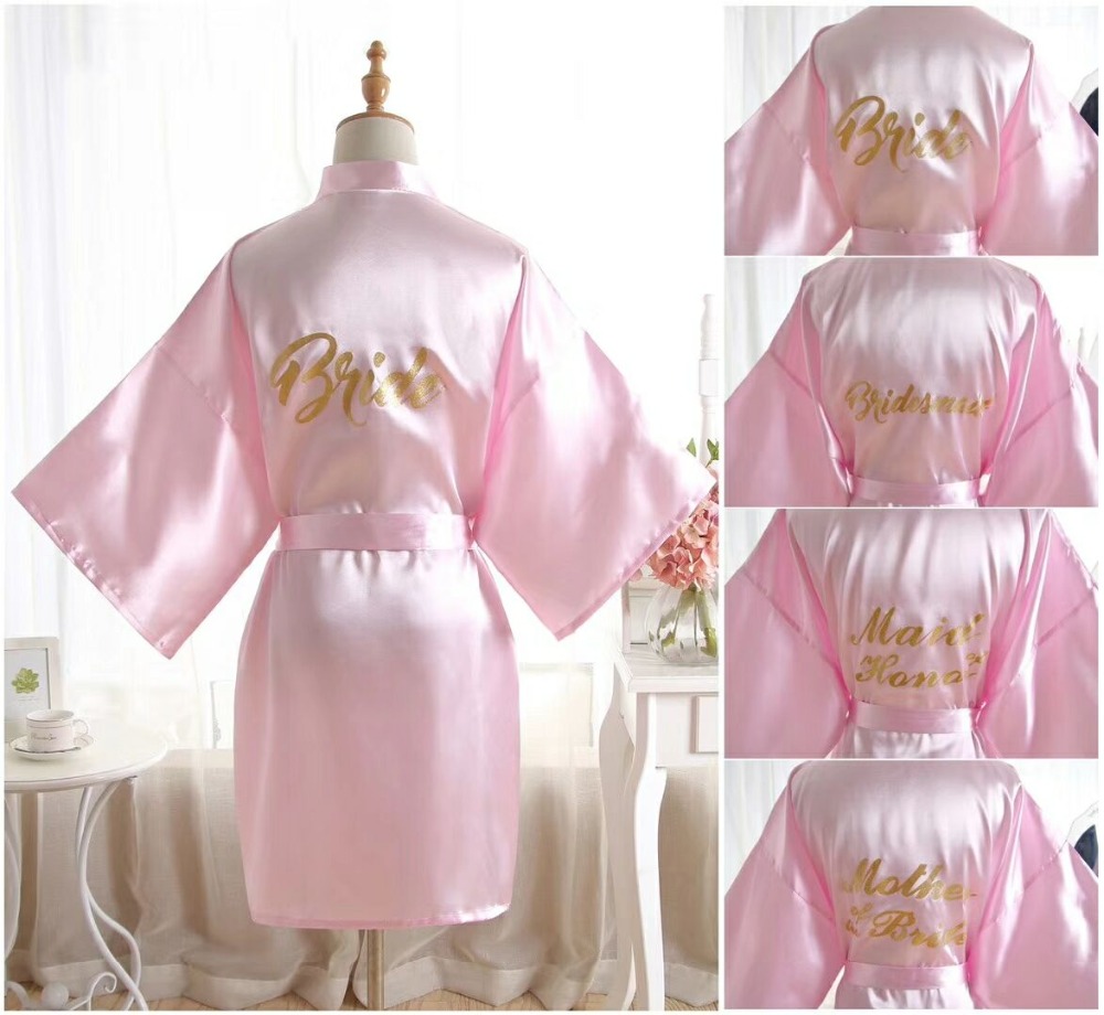 Gold Bridesmaid robes Sleepwear Robe Wedding Bride Bridesmaid Robes Pyjama Robe Female nightwear Bathrobe Nightdress Nightgown, Mother of the bride5
Gold Bridesmaid robes Sleepwear Robe Wedding Bride Bridesmaid Robes Pyjama Robe Female nightwear Bathrobe Nightdress Nightgown, Mother of the bride5