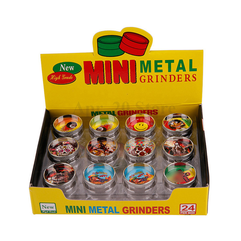 2-layers 30mm Zinc Alloy Smoking Herb Grinder Mini Metal Grinders Tobacco Herb Crusher Smoker Herb Grinder GR050
2-layers 30mm Zinc Alloy Smoking Herb Grinder Mini Metal Grinders Tobacco Herb Crusher Smoker Herb Grinder GR050