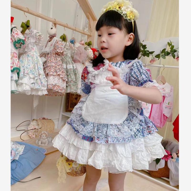 2PCS Summer Lolita Spanish Princess Dress Lace Stitching Ball Birthday Party Gown Vintage Cute Turkey Dress For baby girls Y3030, Picture
2PCS Summer Lolita Spanish Princess Dress Lace Stitching Ball Birthday Party Gown Vintage Cute Turkey Dress For baby girls Y3030, Picture