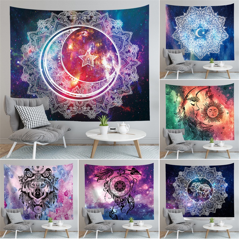 Mandala Beach Towel Digital Printing Polyester Fiber Fashion Tapestries Bardian Home Furnishing Decor Starry Sky Blue White Blanket 27yc4D1
Mandala Beach Towel Digital Printing Polyester Fiber Fashion Tapestries Bardian Home Furnishing Decor Starry Sky Blue White Blanket 27yc4D1